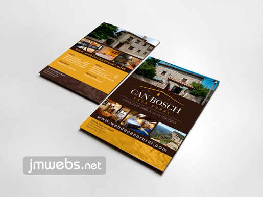 Impressió a la Impremta Online de Flyers per les Cases de Turisme Rural