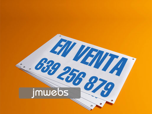 Cartells en Venda | Immobiliàries | Especialitats