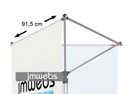 Retolació de Triple Bàner 91x215x3 cm